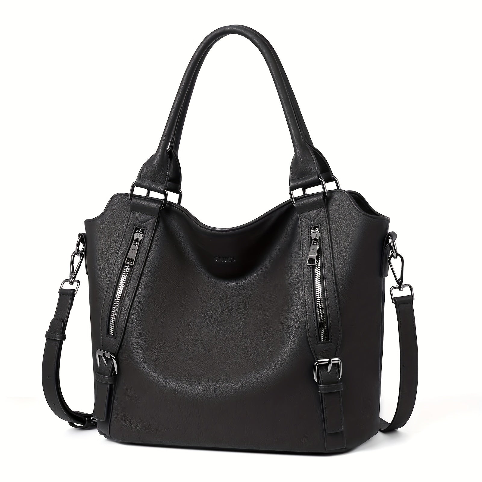 Women's Bag – Everyday Leather Carryall in Black