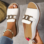 Maple Comfort Sandals in White