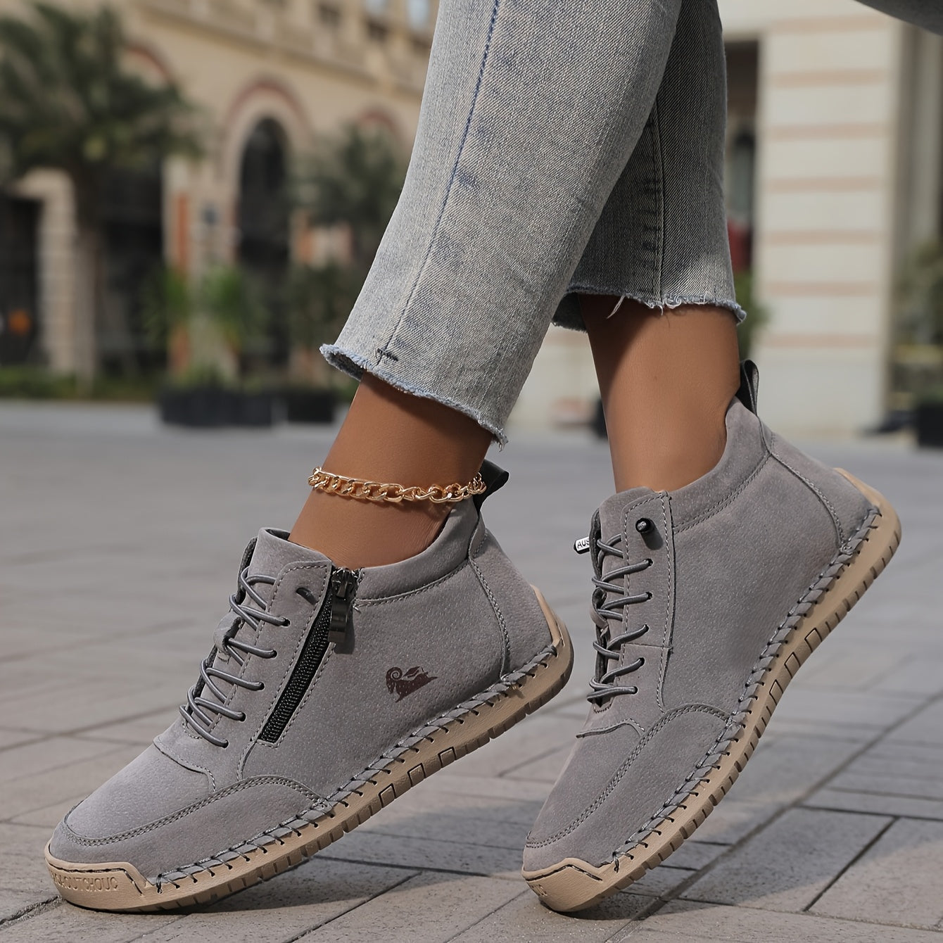 Tara Comfort Shoes for Therapeutic Relief in Gray