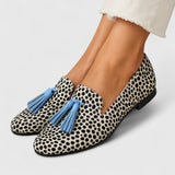 Women's Refined Comfort Loafers in Black and White