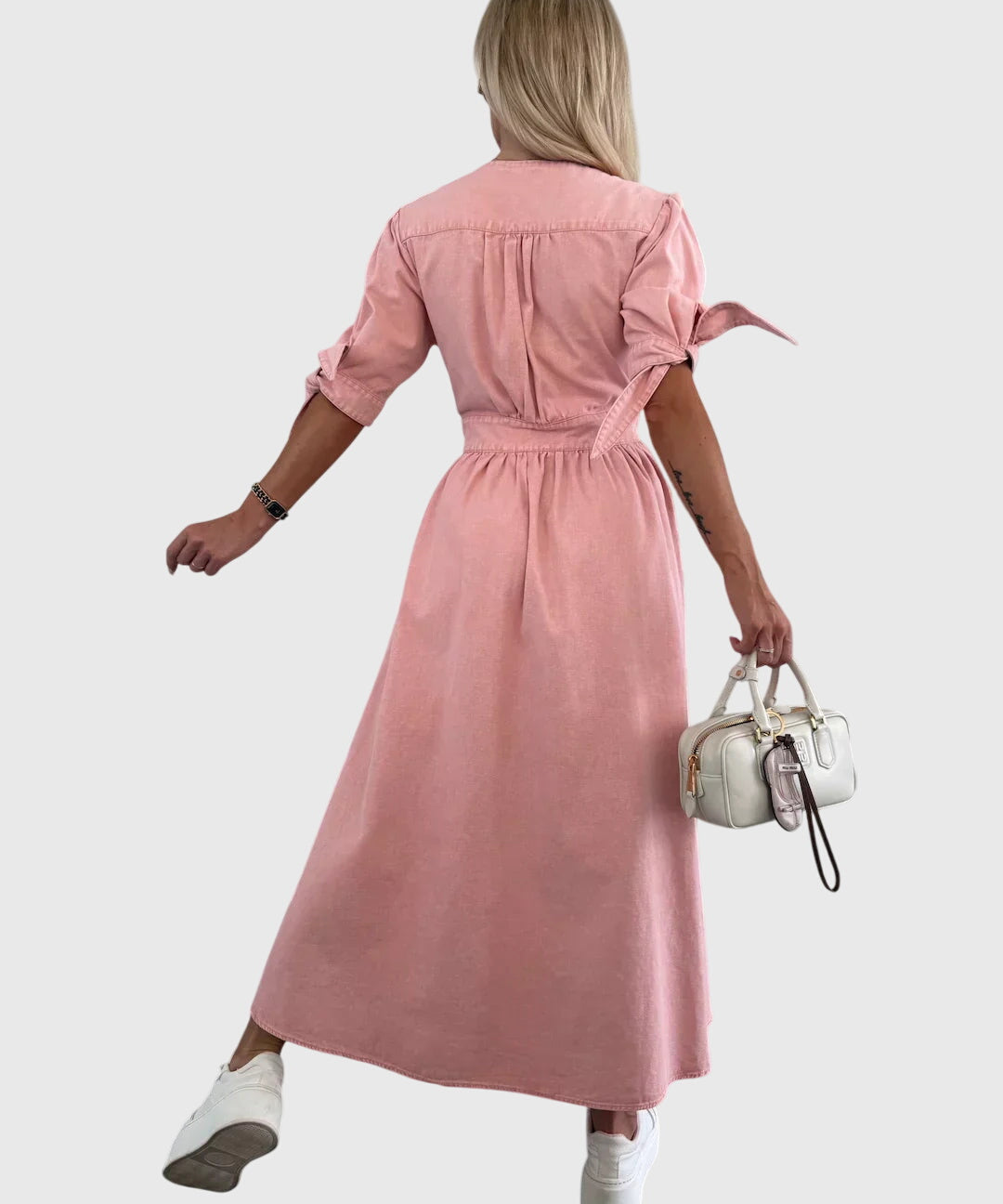 Sophia Elegant Denim Dress, photo 2