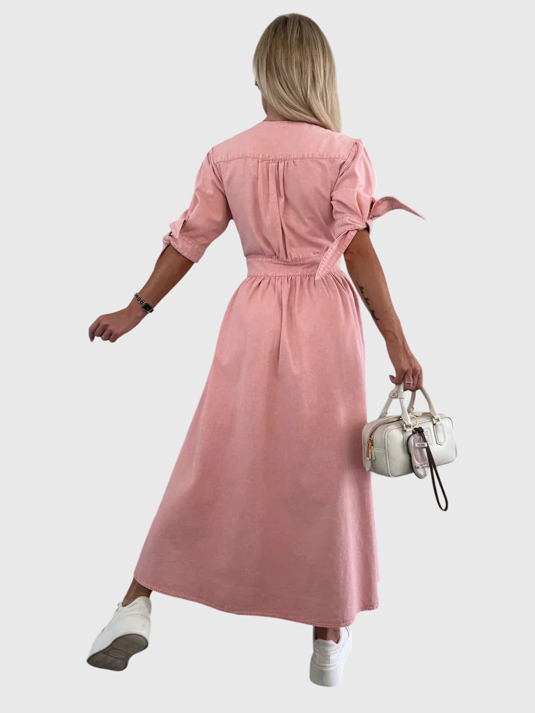 Sophia Elegant Denim Dress, photo 2