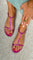 Elara Sandals in Pink
