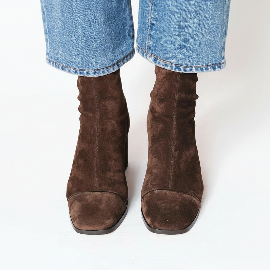 Women's Chic Square-Toe Ankle Boots, photo 2