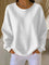 Nyla Classic Sweater in White