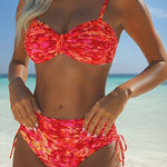 Women's Abstract Print Thin Straps Bikini, photo 8
