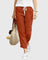 Women's Elegant Summer Pants in Orange