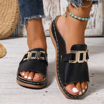 Maple Comfort Sandals in Black