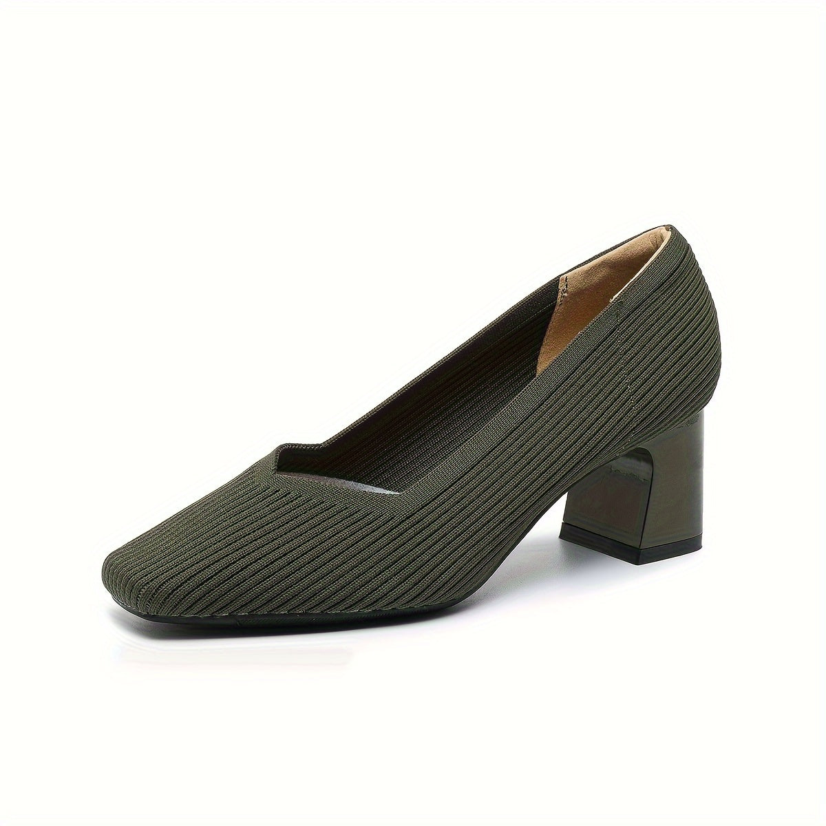 Brynn Comfort Heels in Green