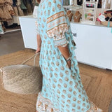 Women's Chic Floral V-Neck Maxi Dress, photo 2