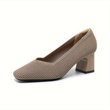 Brynn Comfort Heels in Dark Apricot