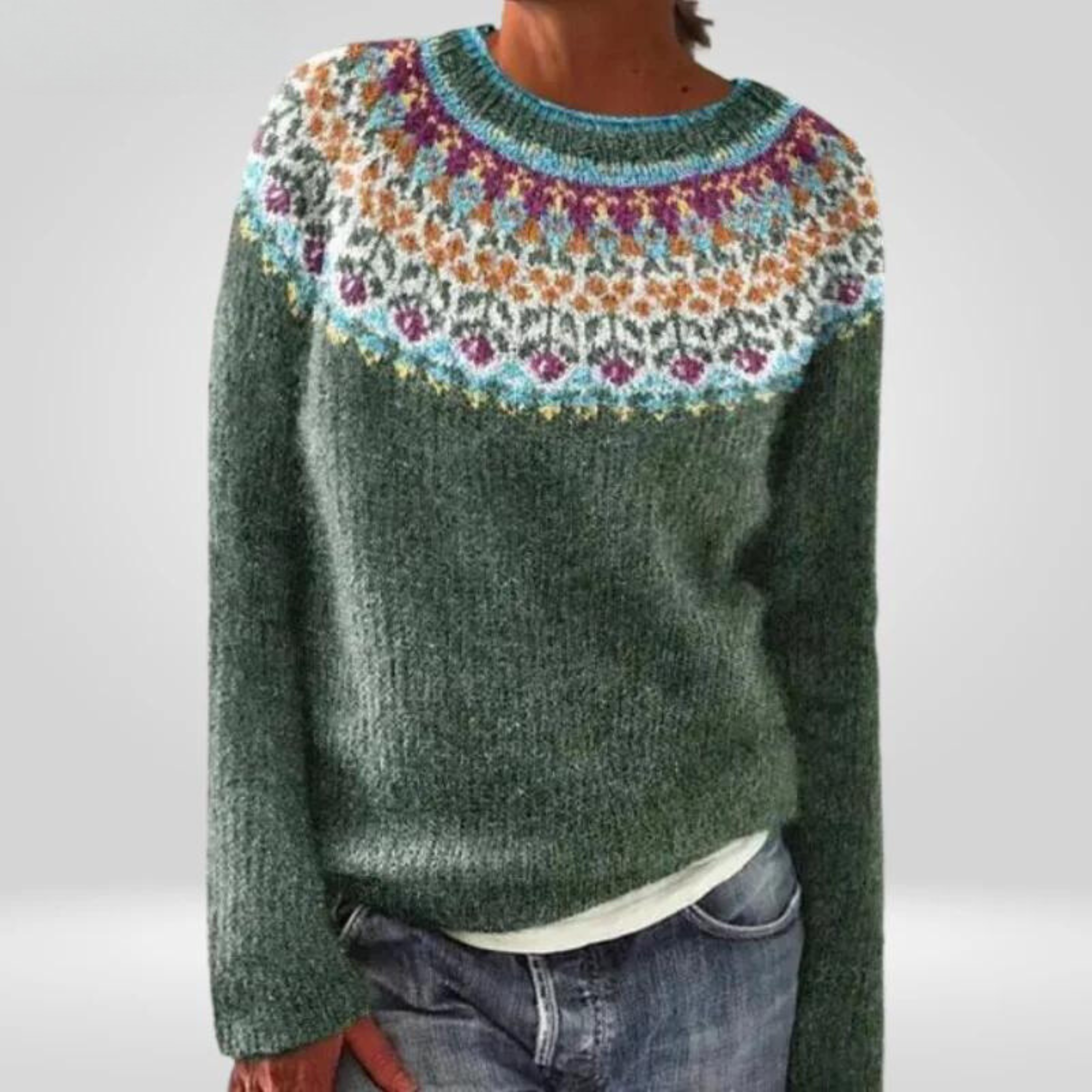 Brittany Classic Icelandic Knit Sweater