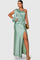 Alionessah Elegant Maxi Dress in Pastel Green