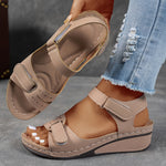 Ariya Comfort Flex Sandals in Khaki