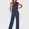 Idina Comfortable Set in Navy Blue