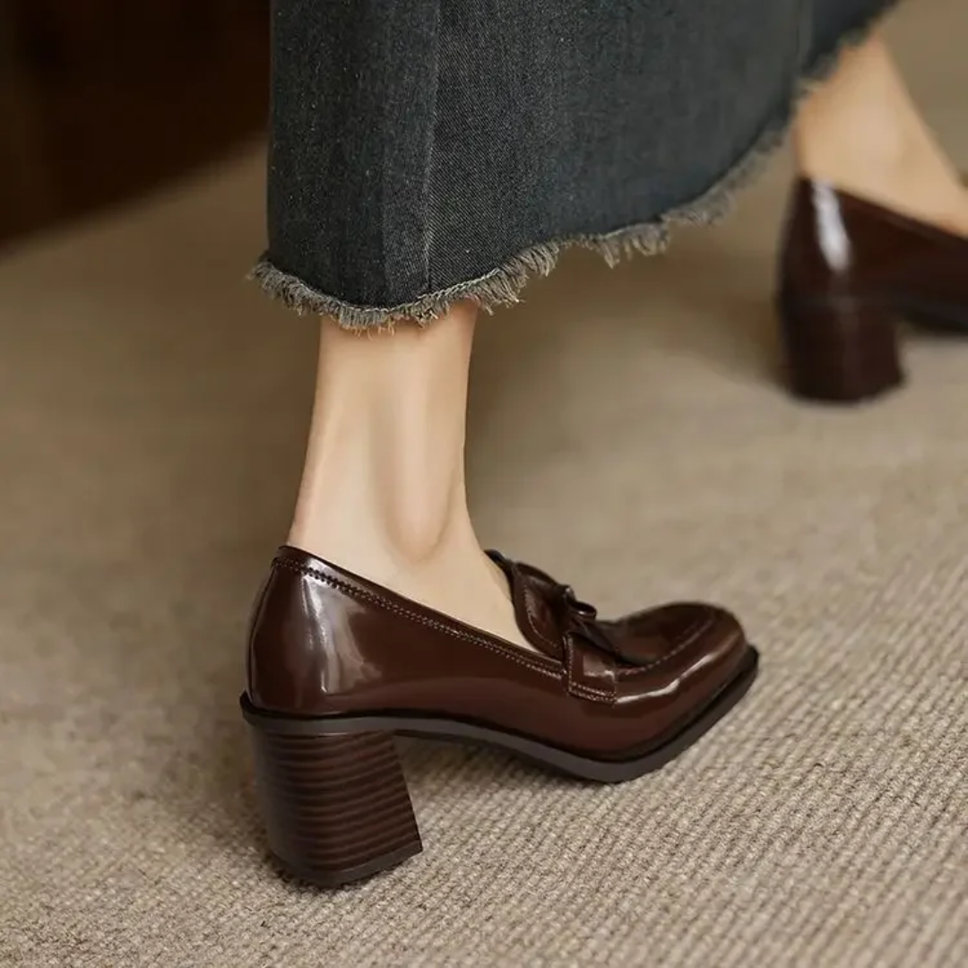 Women's Block-Heel Bow Loafers, photo 9