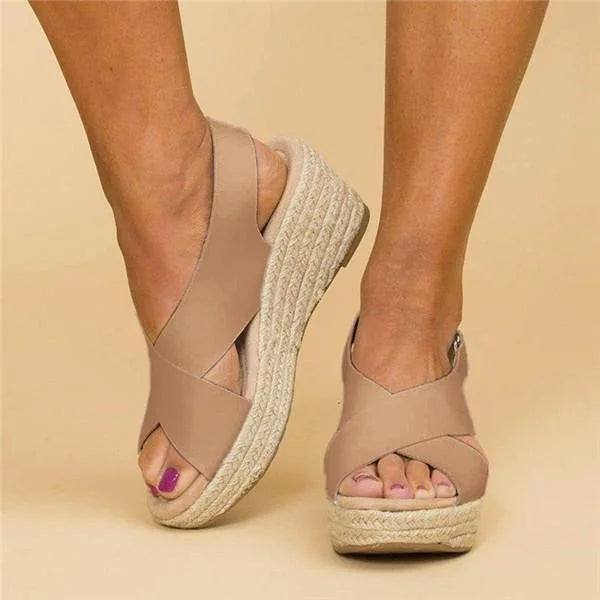 Women's Comfort Summer Sandals in Beige