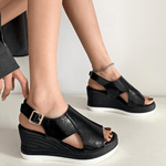 Palma Comfort Sandals in Black