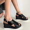Palma Comfort Sandals in Black
