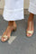Elisetta Sandals in Gold