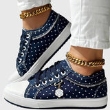 Elena Comfort Sneakers in Dark Blue