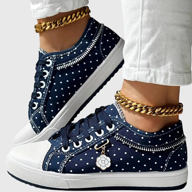 Elena Comfort Sneakers in Dark Blue