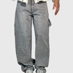 Women's Diamond Pants in Gray