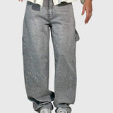 Women's Diamond Pants in Gray