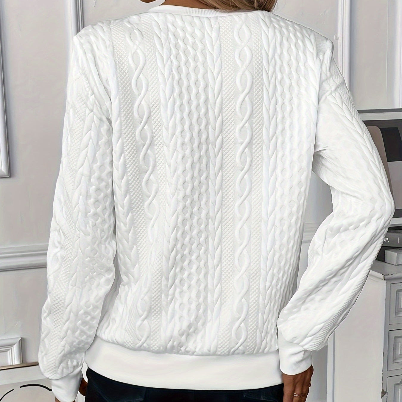 Women's Zip-Front Knit Sweater, photo 9