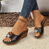 Leonie Comfort Sandals in Black