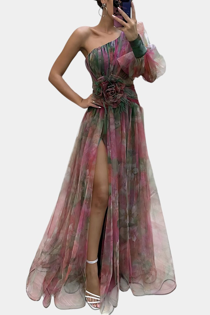 Danyzhel Elegant Maxi Dress in Red