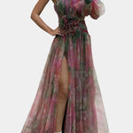 Danyzhel Elegant Maxi Dress in Red