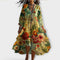Janessa Sophisticated Dress in Multi-colored