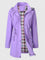 Isolandra Comfortable Coat in Purple