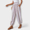 Women's Ethnic Graphic Pants in White