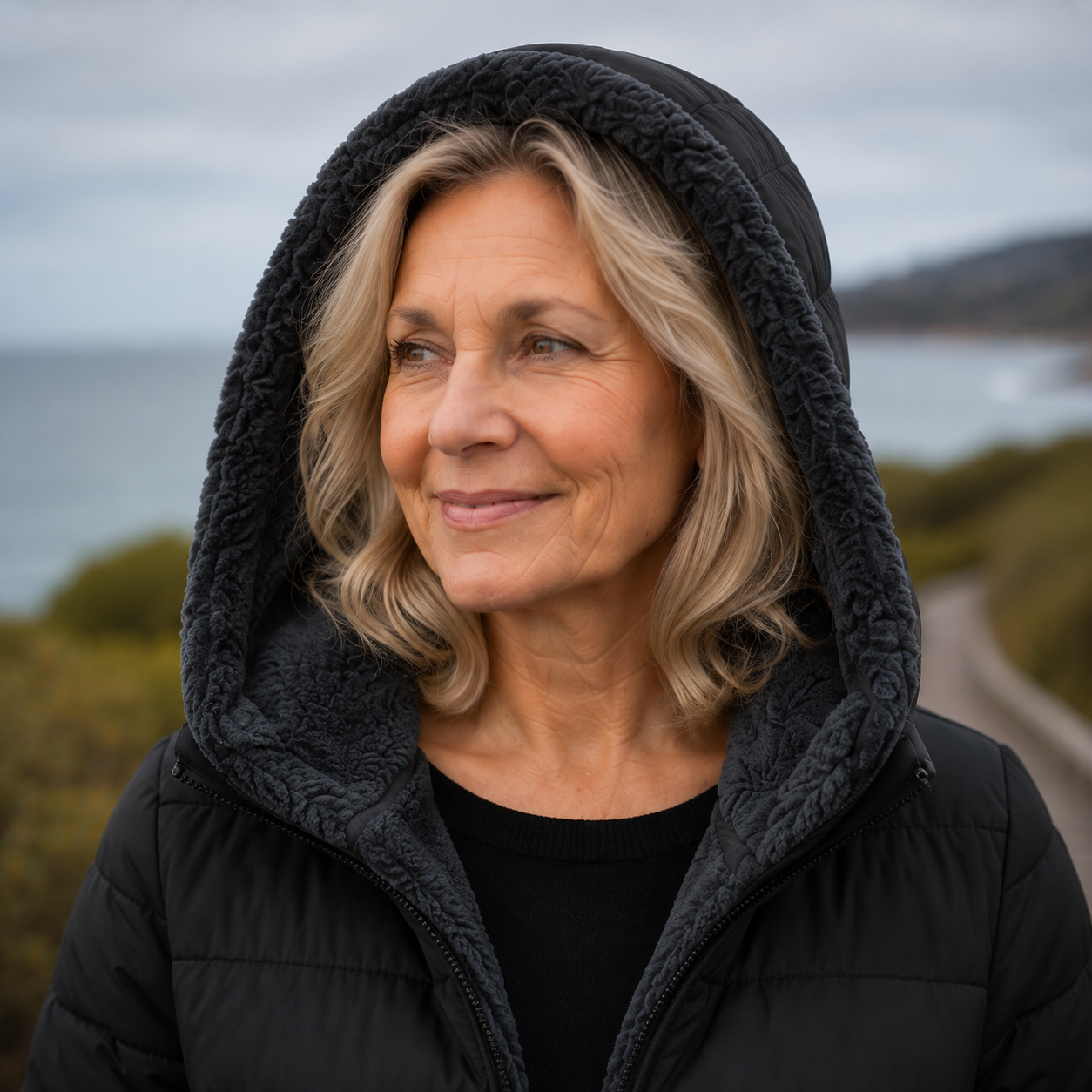 Women's Hooded Quilted Winter Coat, photo 11