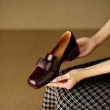 Women's Knot Loafers in Brown