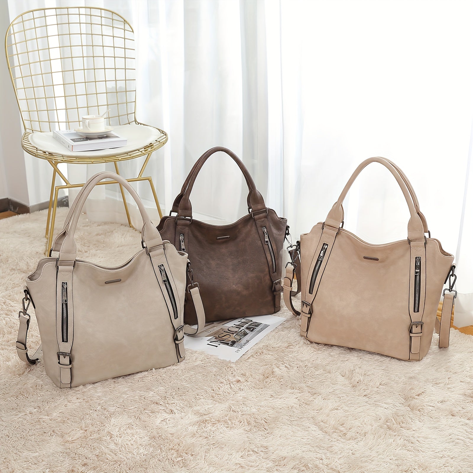 Women's Bag – Everyday Leather Carryall, photo 16