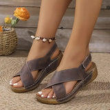 Girons Comfortable and Lightweight Sandals in Dark Brown