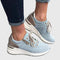 Maddie Comfort Sneakers in Blue
