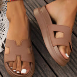 Women's Chic Comfort Platform Slippers