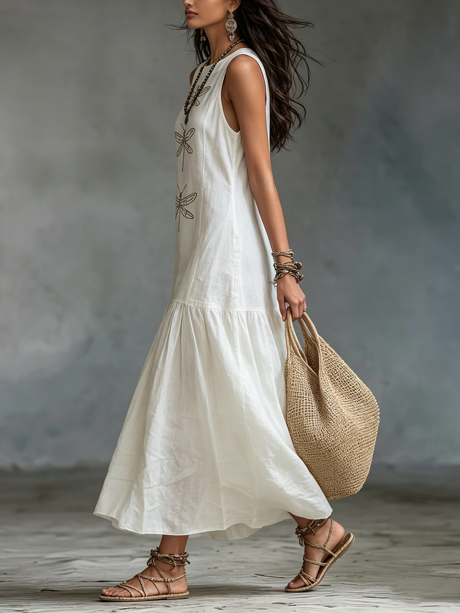 Women's Sleeveless Maxi Dress, photo 7