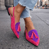 Women's sandals with straps and tassels, photo 6