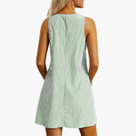 Women's Sleeveless Striped Pocket Dress, photo 9