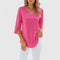 Women's Sophisticated V-Neck Blouse in Pink