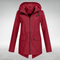 Women's Raincoat Jacket in Red