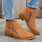 Women's Comfort Ankle Boots in Brown