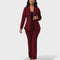 Women's Executive Set in Burgundy