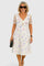 Brislyn Elegant Midi Dress in White 1