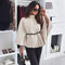 Women's Belted Cape Coat in Beige